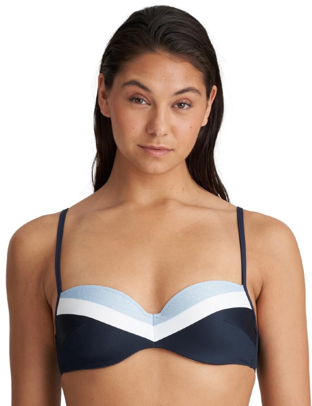 Marie Jo Sitges Padded Balcony Bikini Top - Cloud Party - 36D