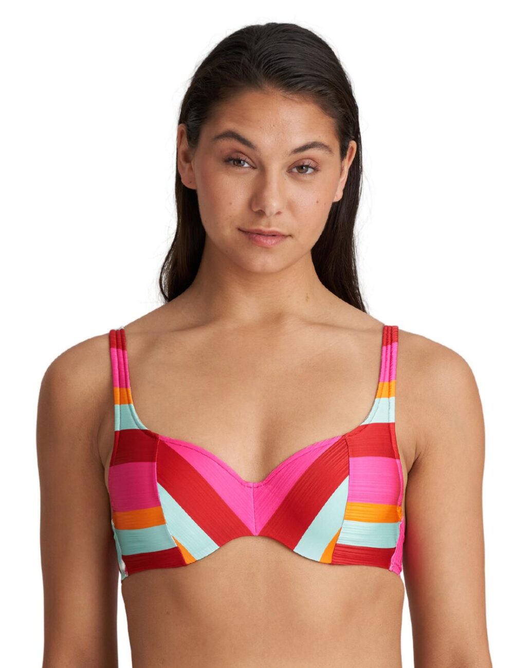 Marie Jo Tenedos Padded Balcony Bikini Top - Jazzy - 32B