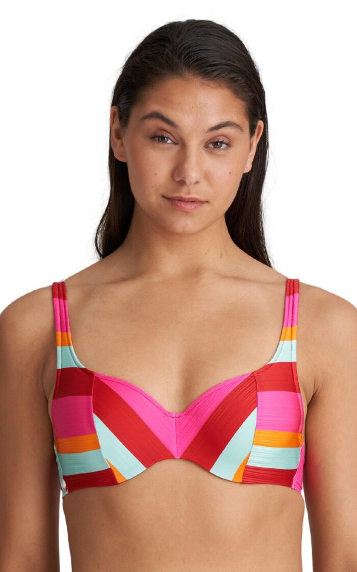 Marie Jo Tenedos Padded Balcony Bikini Top - Jazzy - 32B