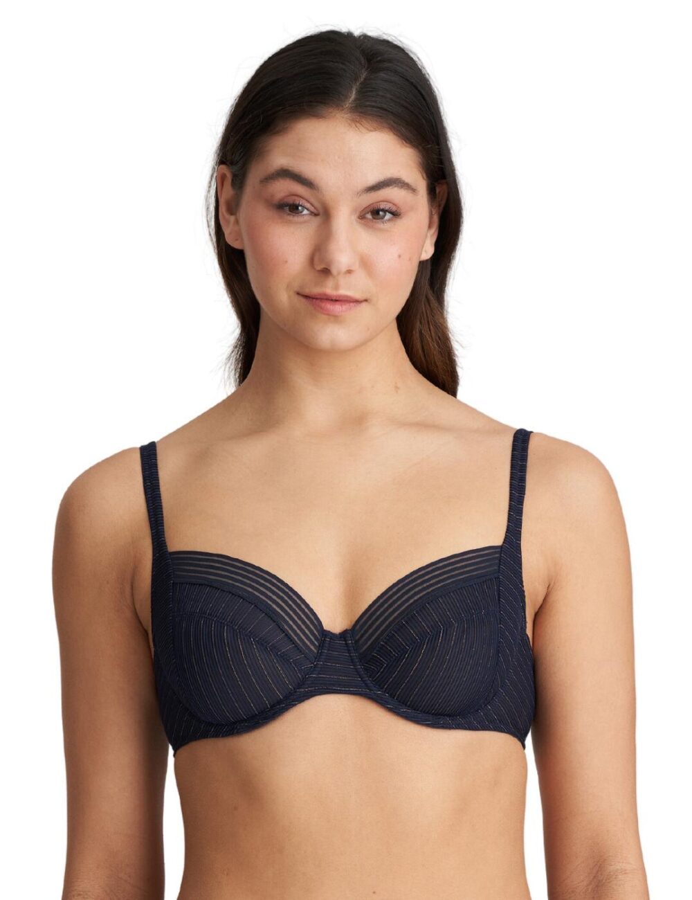 Marie Jo Tokuda Full Cup Bra - Velvet Blue - 34D