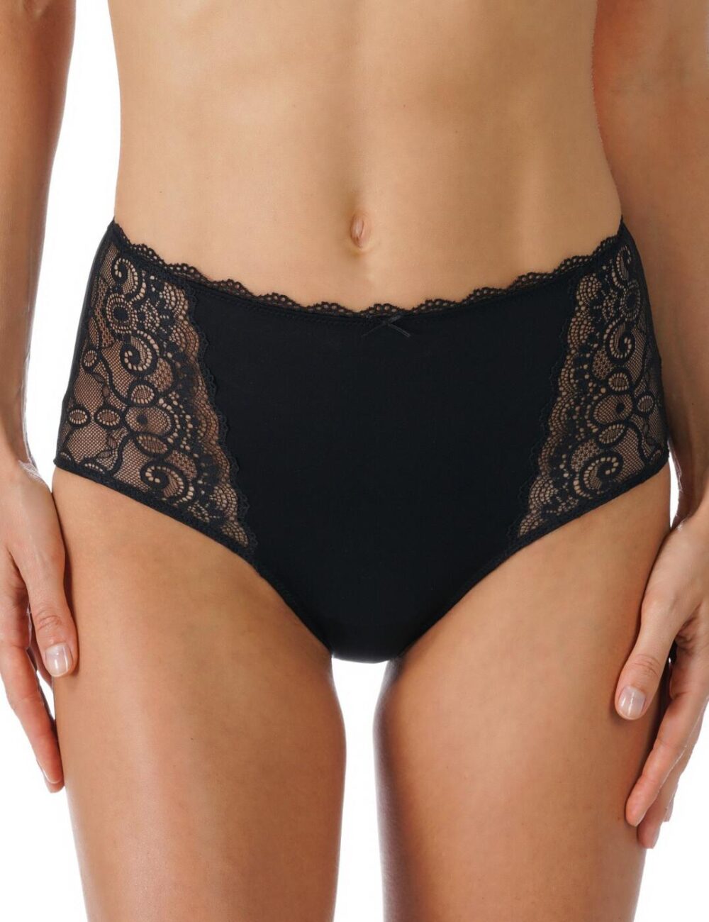 Mey Amorous High Waist Brief - Black - L - 14
