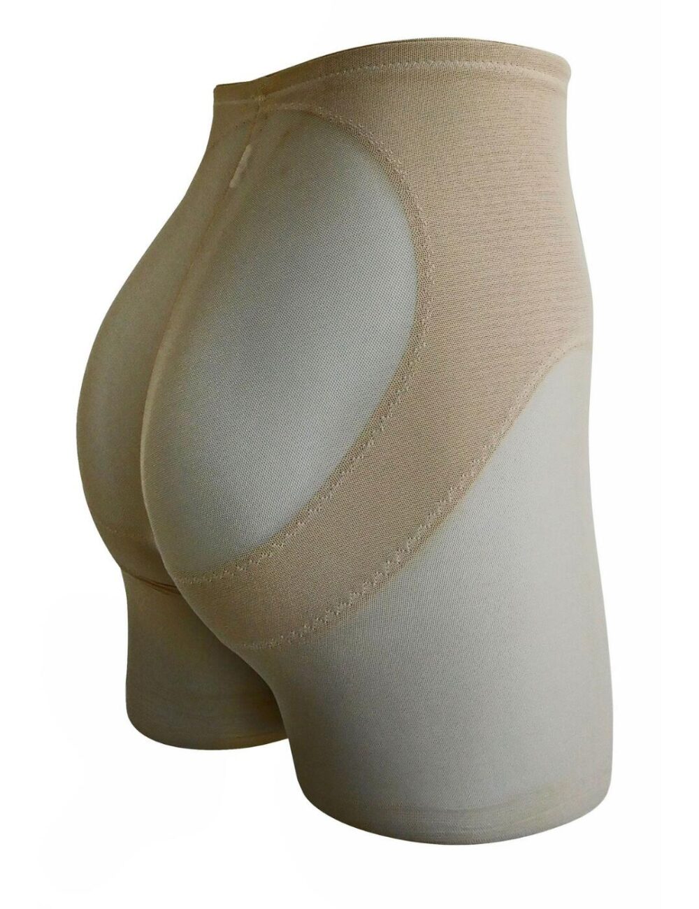 Miraclesuit Sexy Sheer Rear Lifting Boy Short - Warm Beige - 2XL - 18