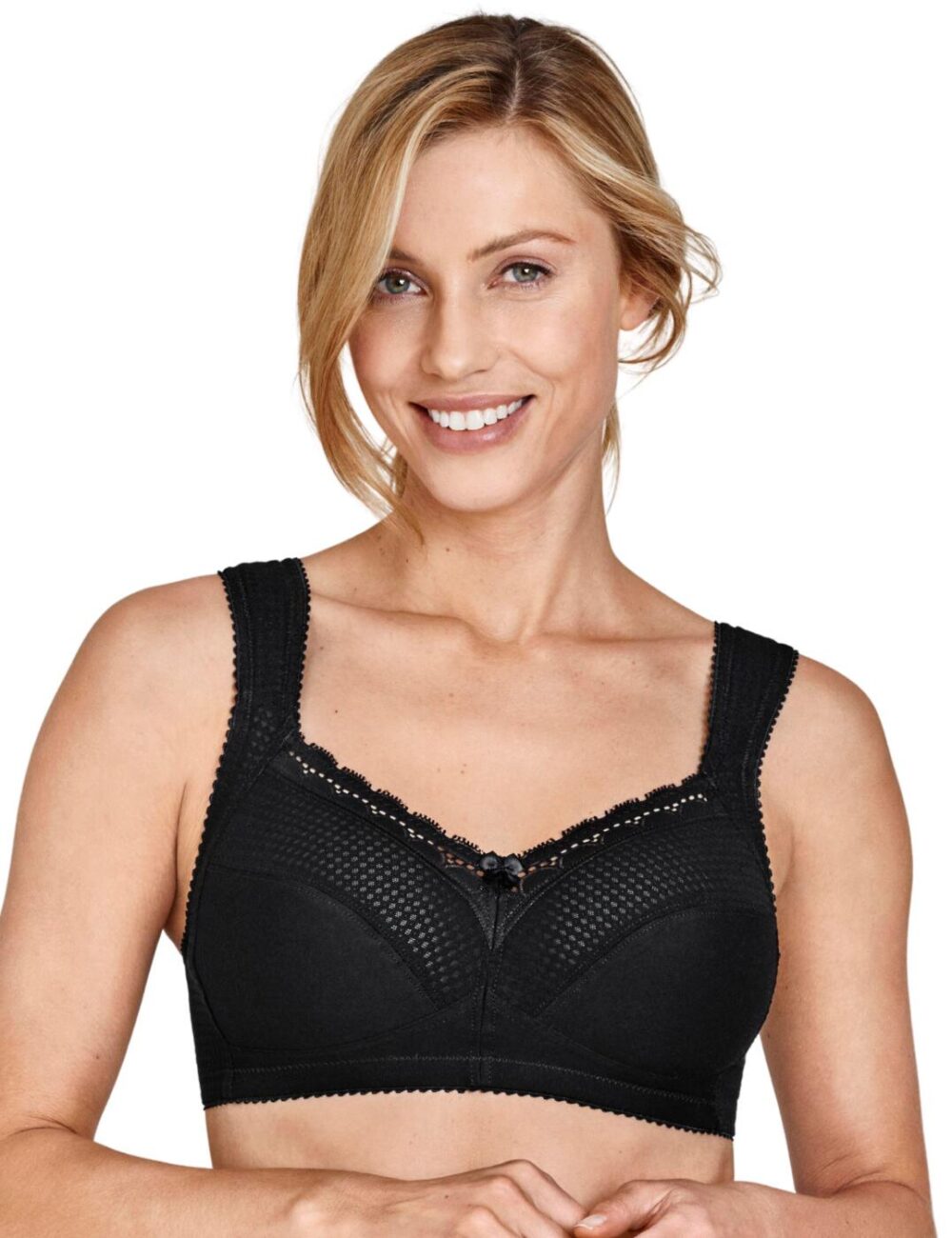 Miss Mary Of Sweden Diamond Full Cup Non Wired Bra - White - 38C