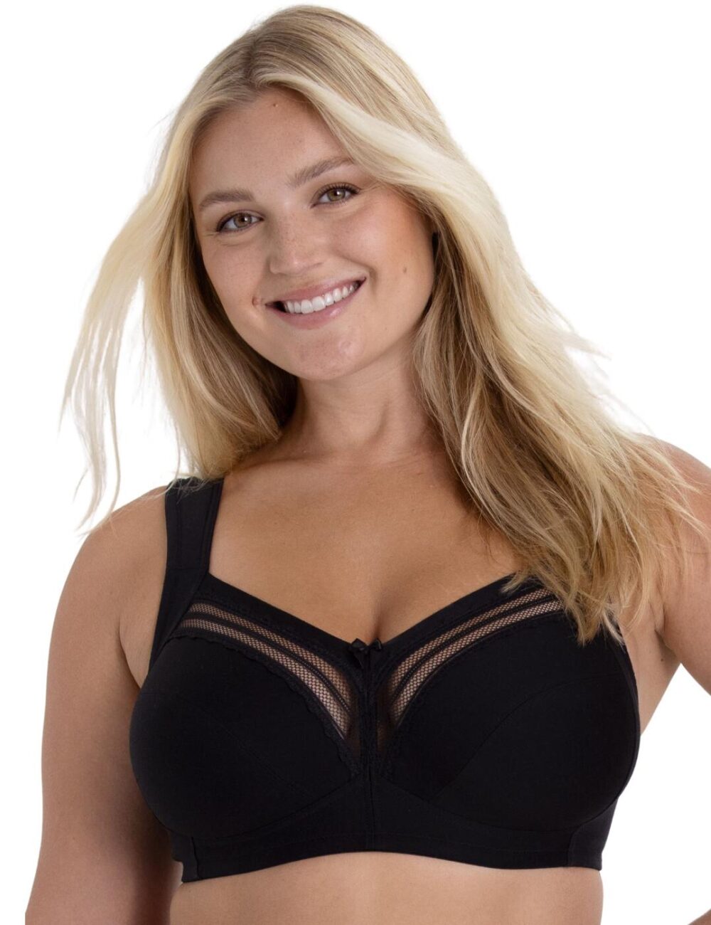 Miss Mary Of Sweden Essence Non Wired Bra - Black - 36F