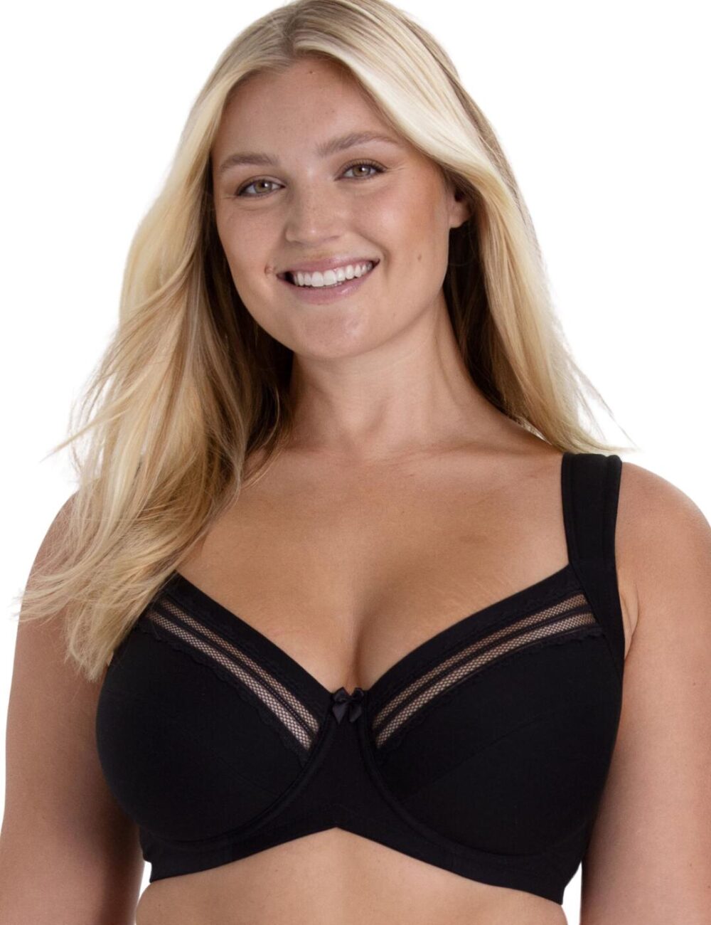Miss Mary Of Sweden Essence Underwired Bra - Black - 36B