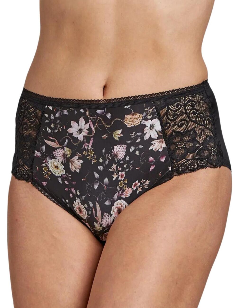 Miss Mary Of Sweden Fauna Brief - Black - 4XL - 22