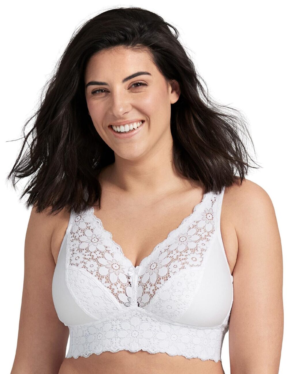 Miss Mary Of Sweden Lace Dreams Full Cup Bra - White - 38E