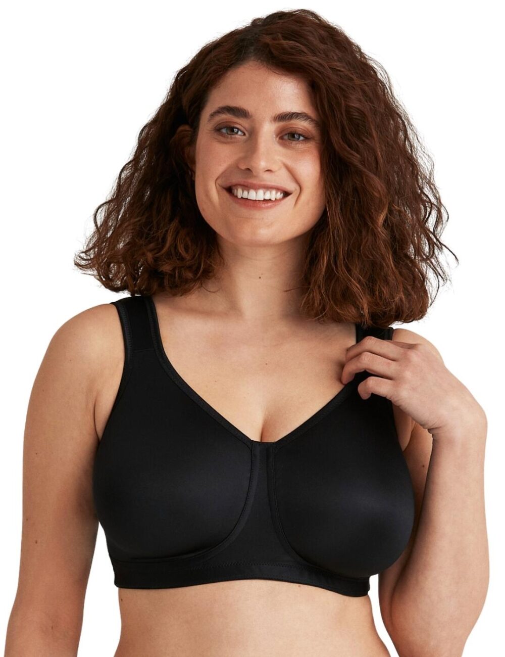 Miss Mary Of Sweden Smooth Divide Non Wired Bra - Black - 36B