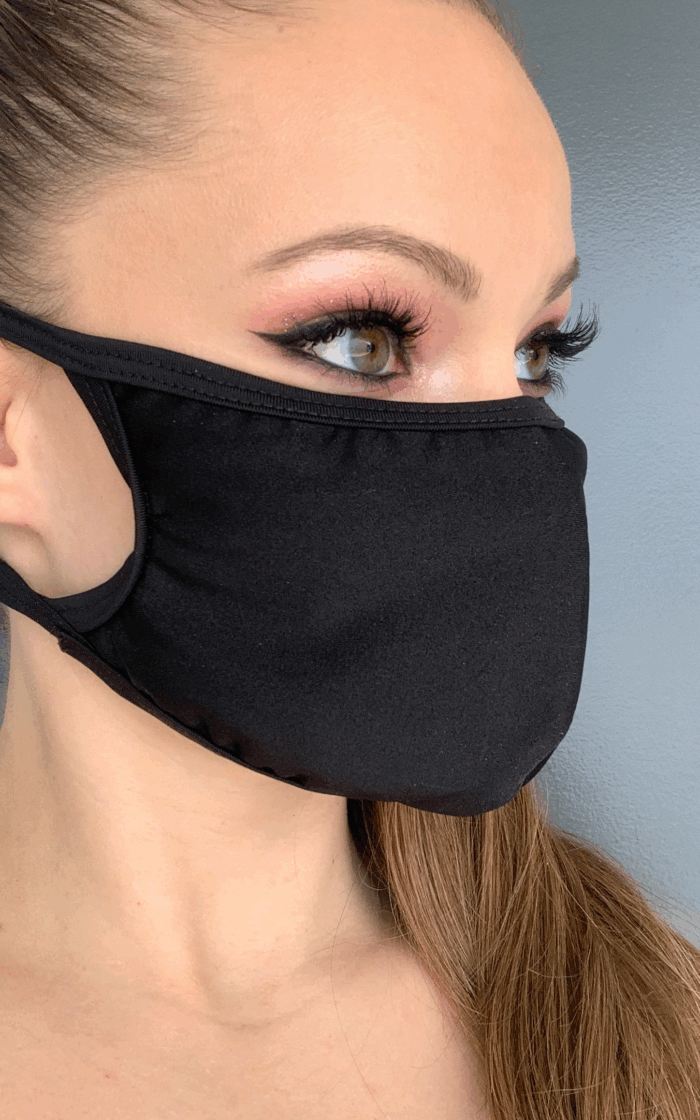 Multi Layered Face Mask - Solid Lycra
