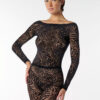 Oroblu Art Floral Net Top