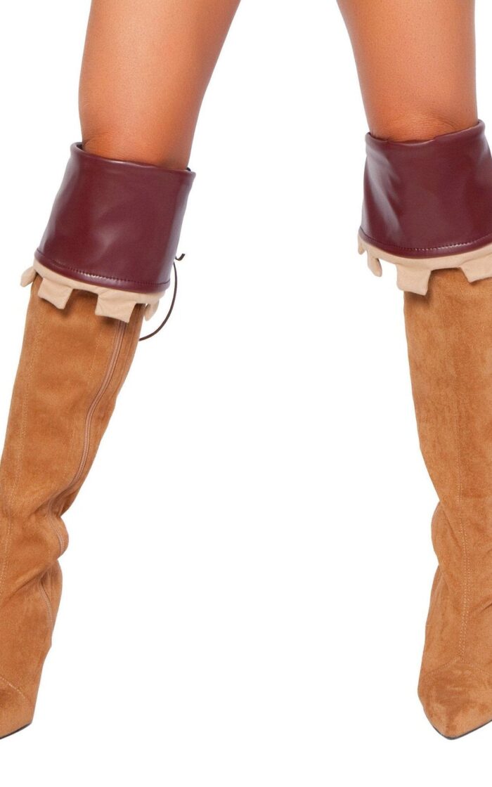 Pair of Brown Boot Cuffs