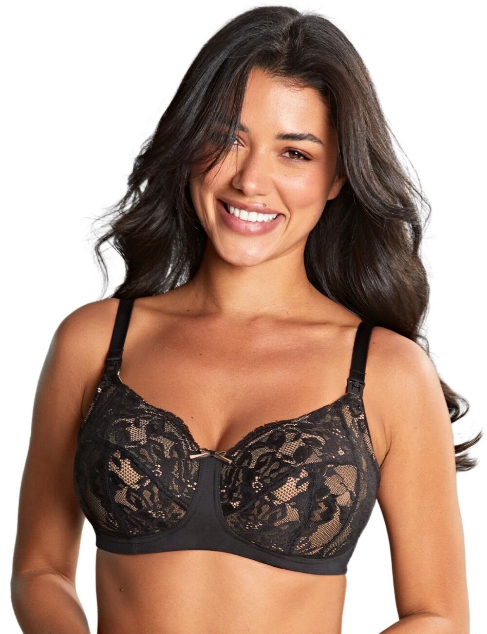 Panache Ada Nursing Bra - Black/Latte - 30E