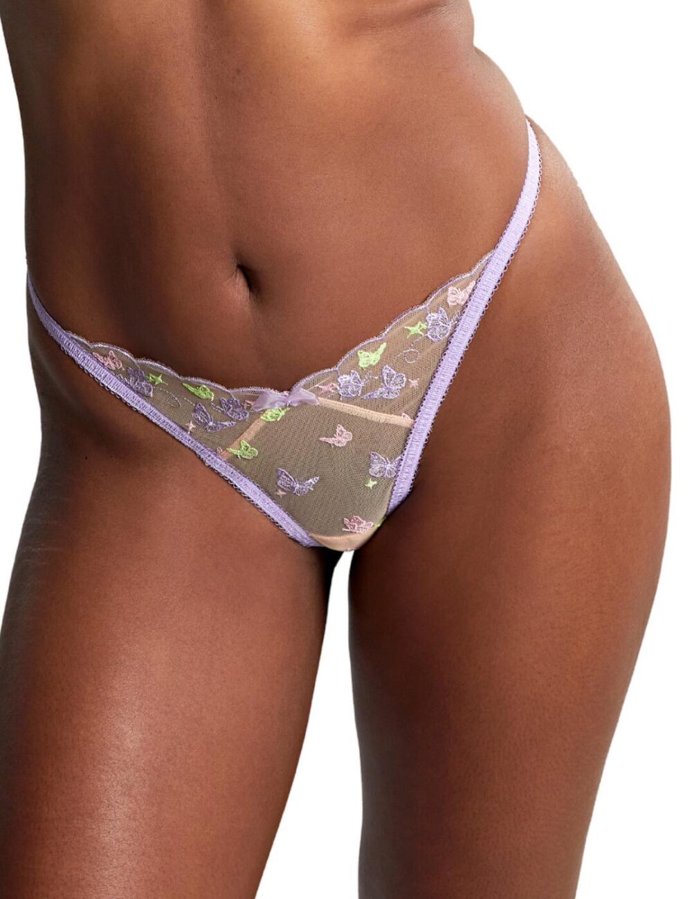Panache Belle Thong - Butterflies - XL - 16