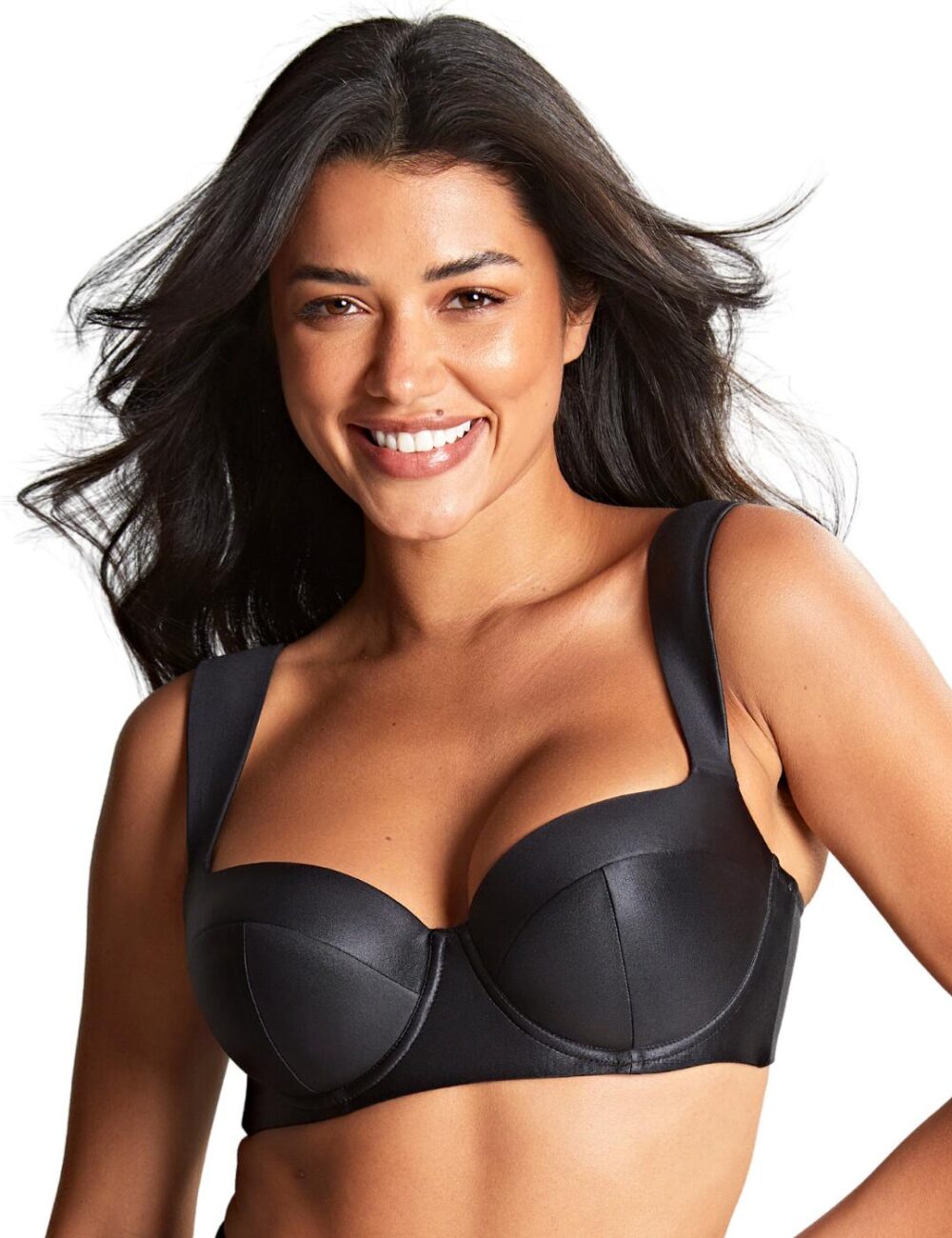 Panache Bette Balcony Bikini Top - Black - 32F