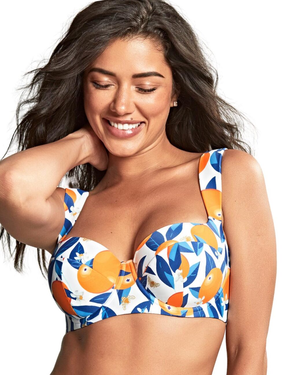 Panache Bette Balcony Bikini Top - Sicily Print - 34DD