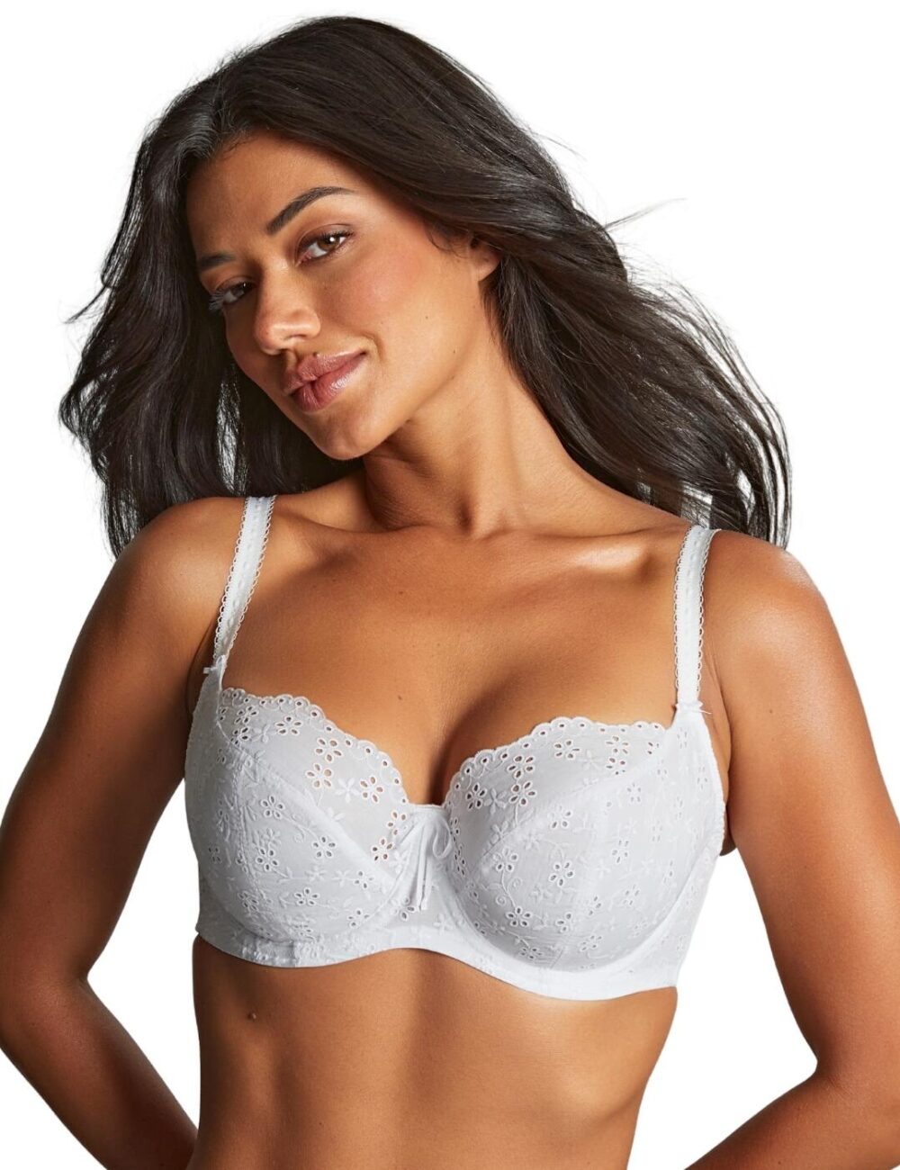 Panache Charlotte Balcony Bra - White - 32D