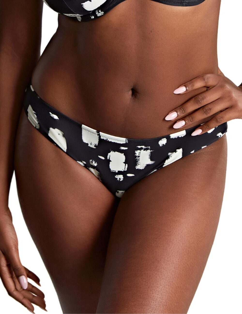 Panache Classic Bikini Brief - Black Sand Print - M - 12