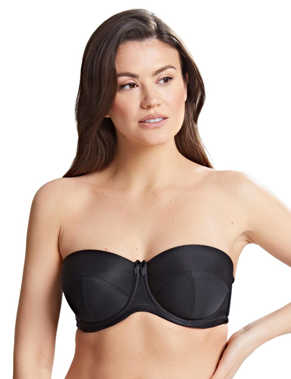 Panache Evie Strapless Bra - Black - 30DD