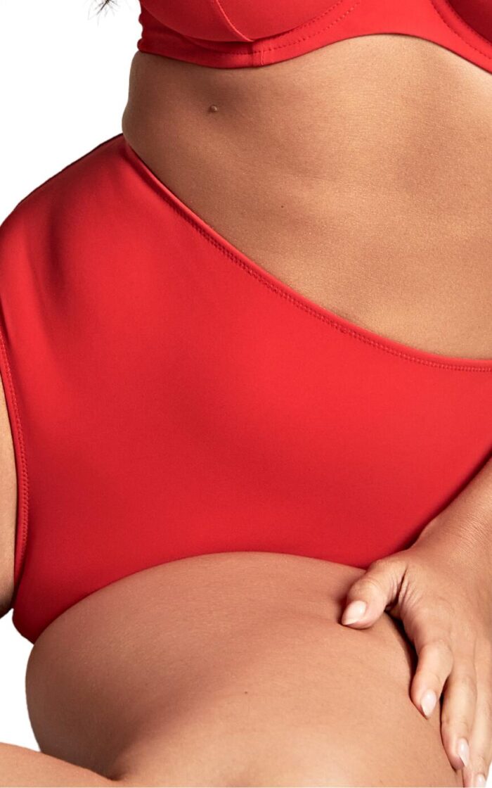 Panache High Waist Bikini Brief - Rossa Red - XS - 8