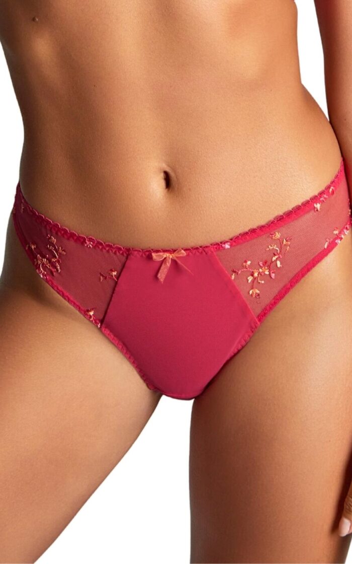 Panache Meadow Brazilian Brief - Raspberry - S - 10