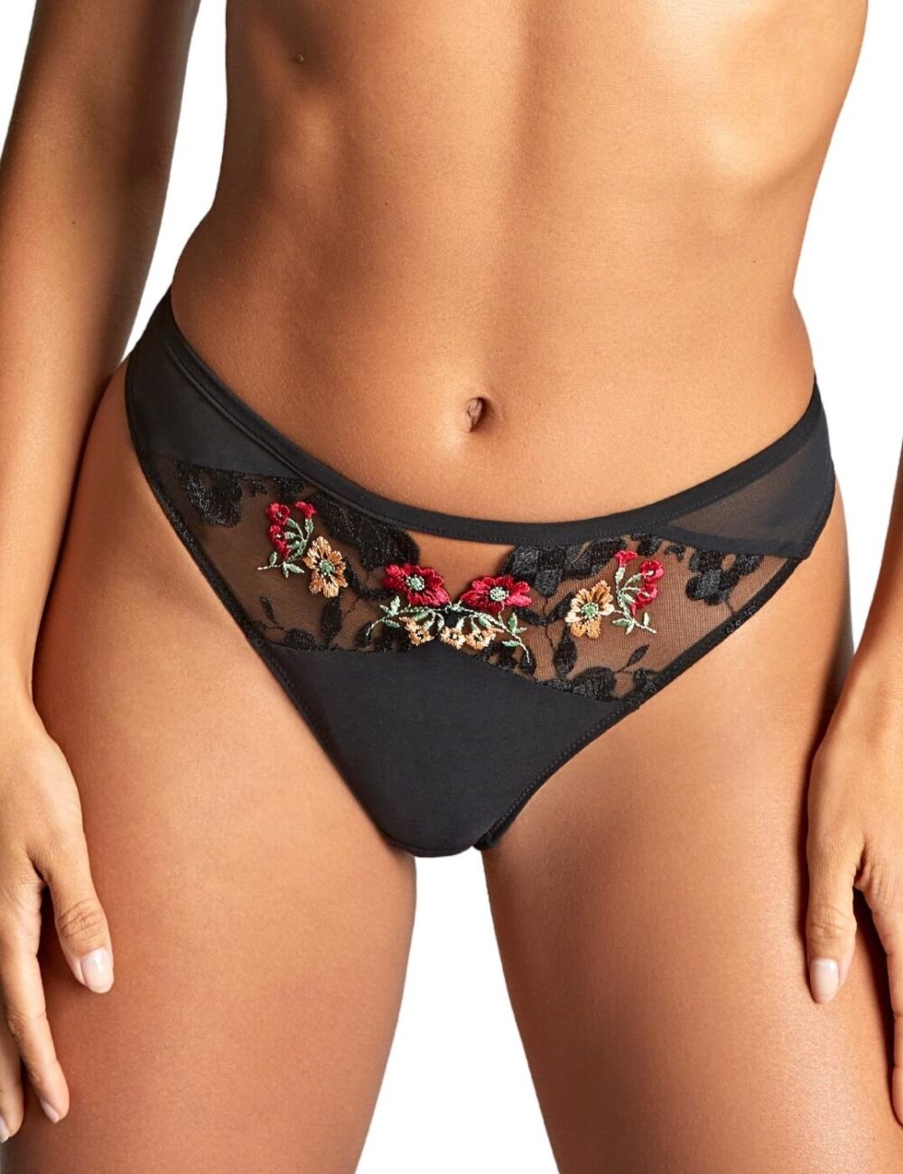Panache Ottilie Brazilian Brief - Black - XL - 16