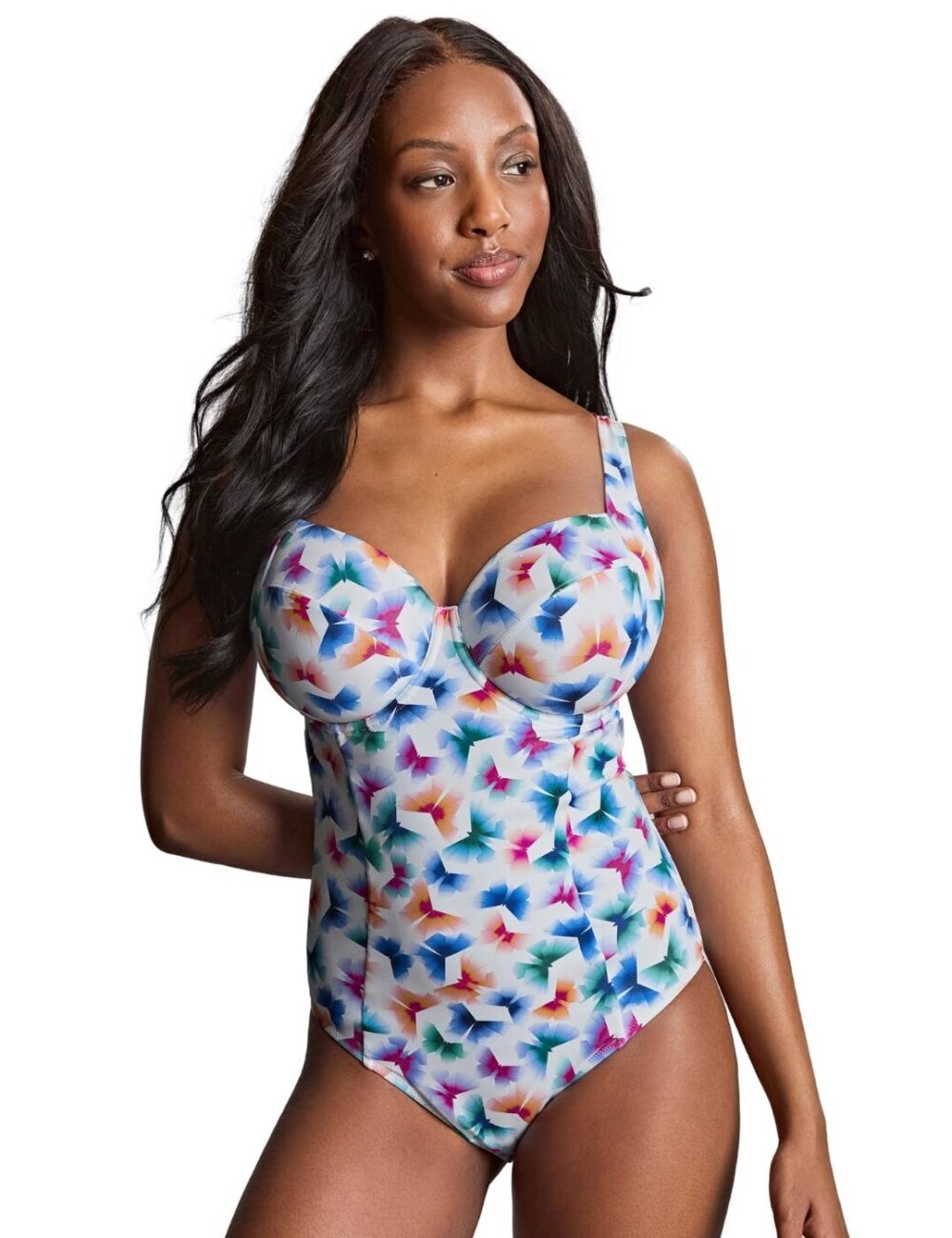 Panache Paloma Balcony Swimsuit - Flutter Print - 32E