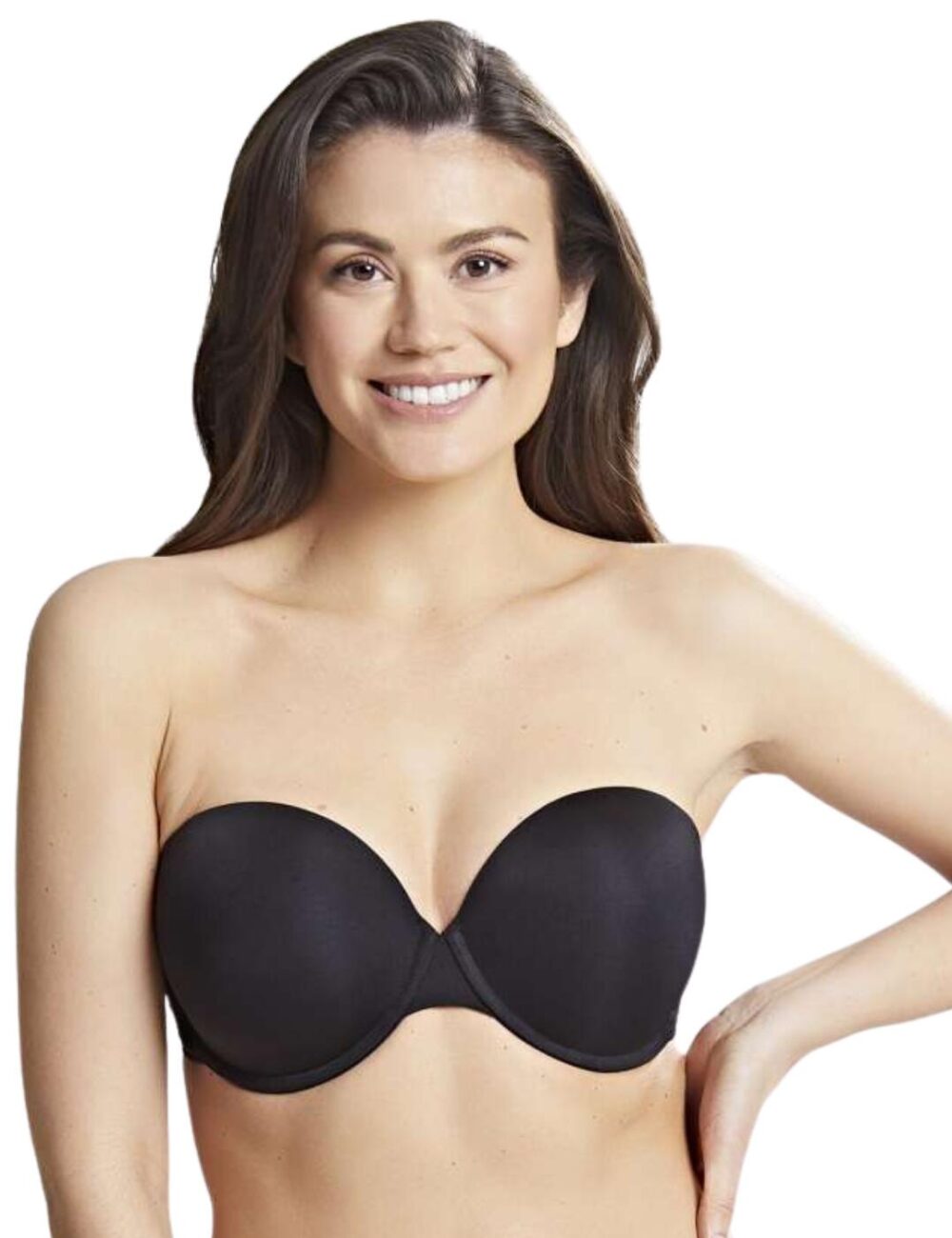 Panache Porcelain Elan Strapless Bra - Black - 28FF