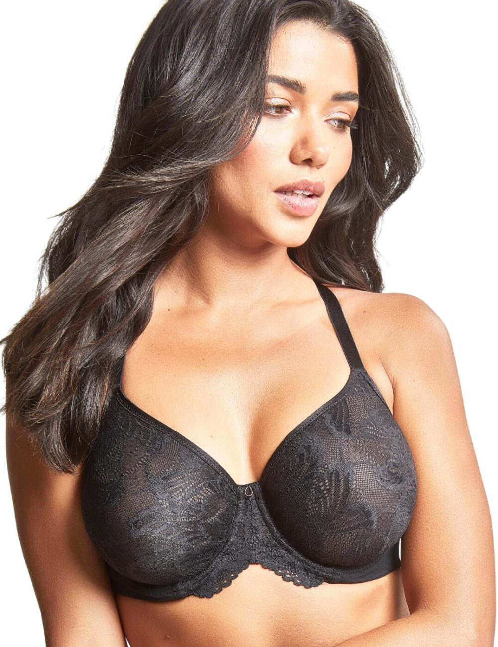 Panache Radiance Moulded Non Padded Bra - Black - 30D