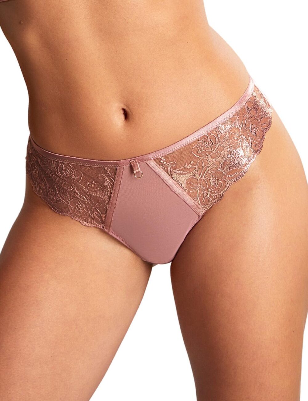 Panache Rosa Thong - Rose Gold - 2XL - 18