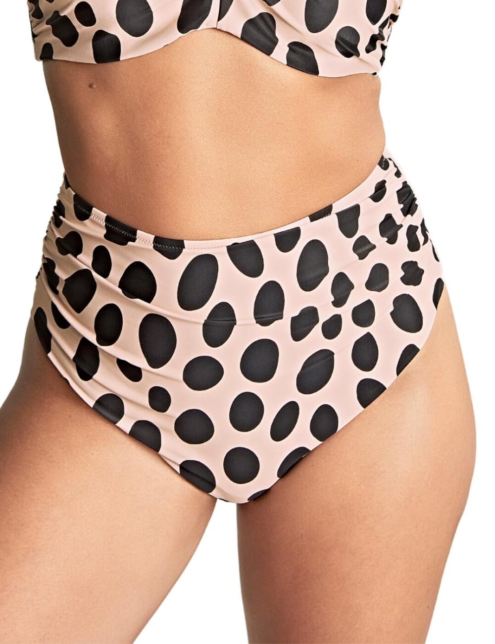 Panache Spirit High Waist Brazilian Bikini Brief - Amalfi Print - XS - 8