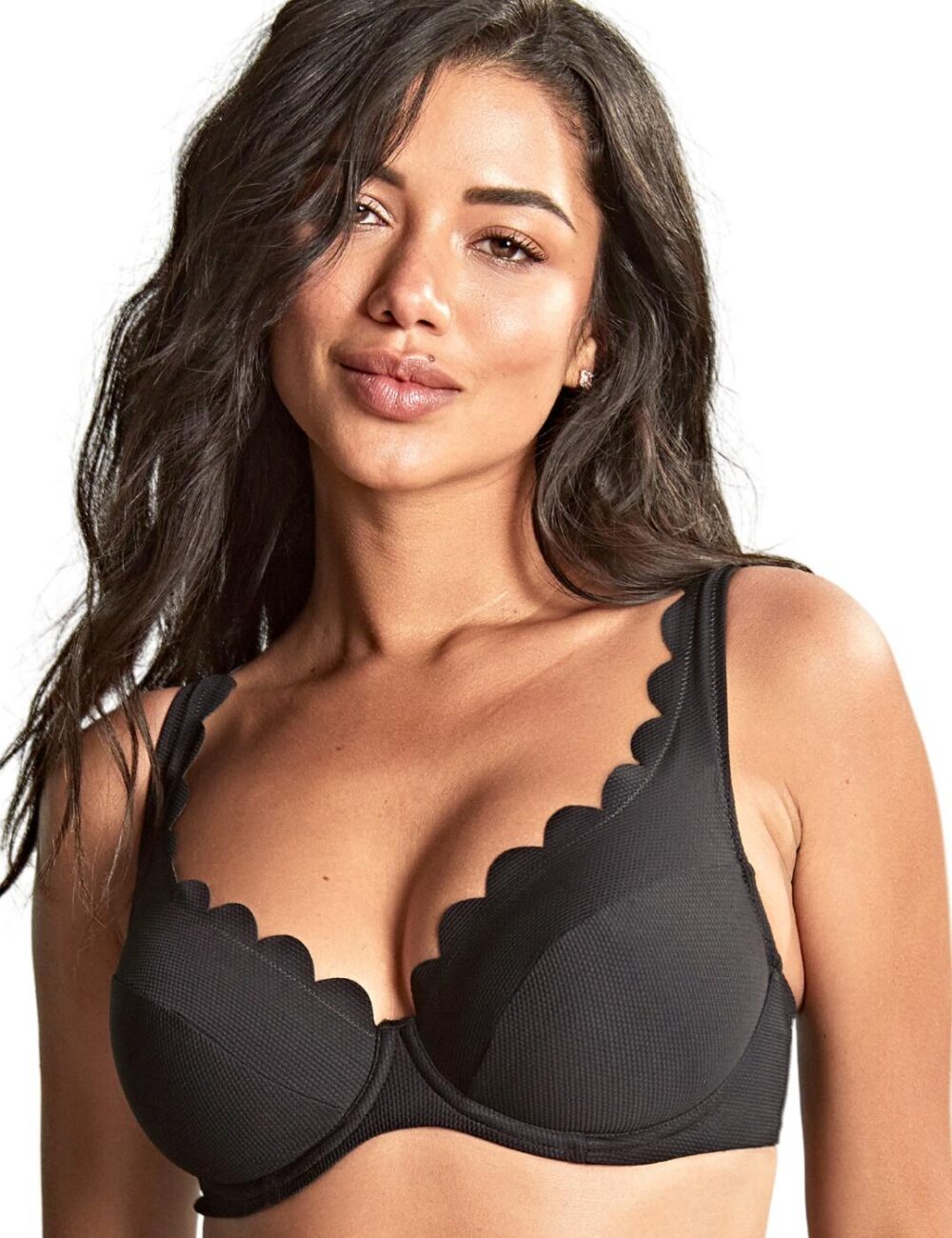 Panache Spirit Lauren Plunge Bikini Top - Black - 30F