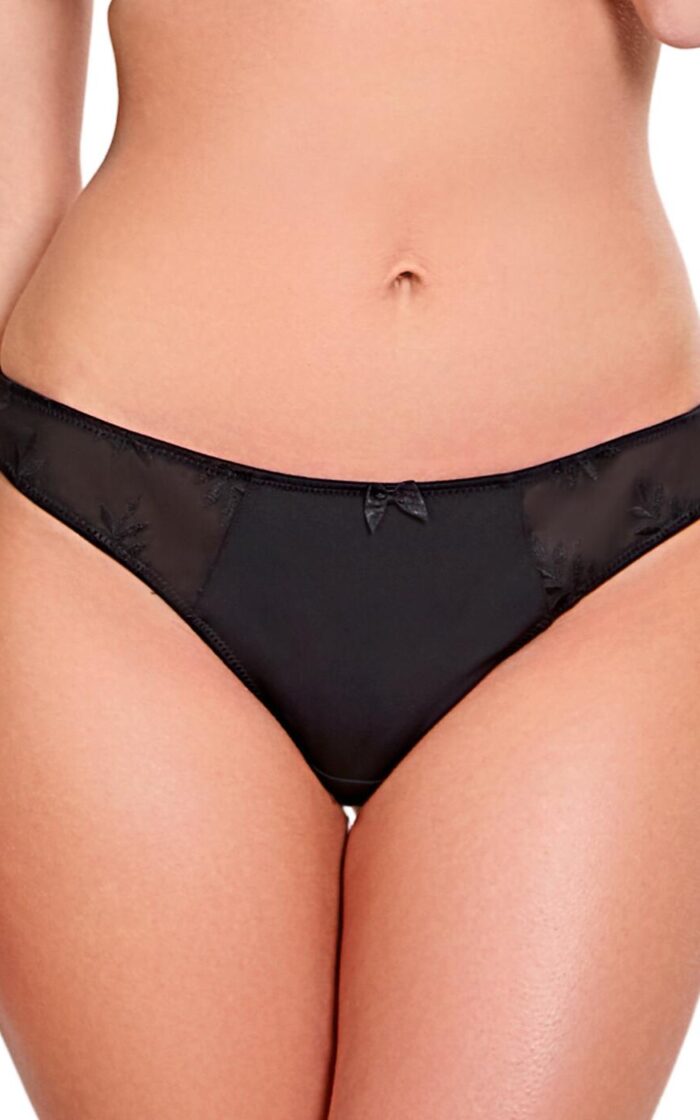 Panache Tango Thong - Black - M - 12