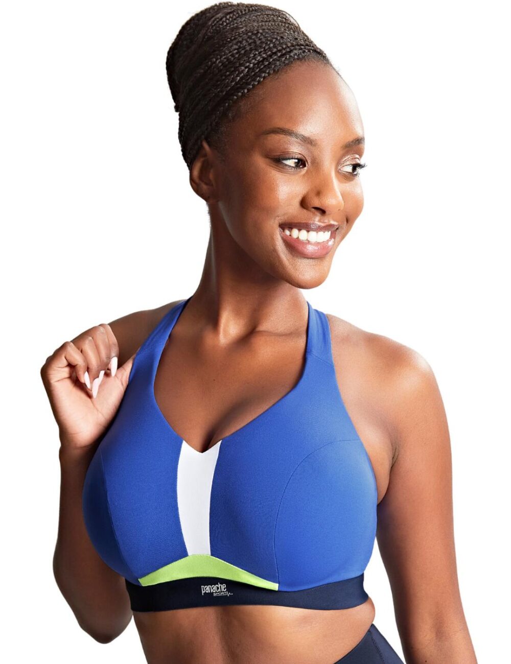 Panache Ultra Perform Non Padded Sports Bra - Blue - 30F