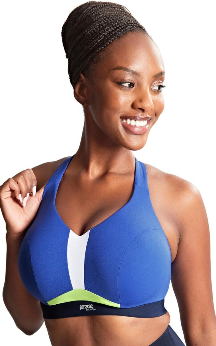 Panache Ultra Perform Non Padded Sports Bra - Blue - 30F