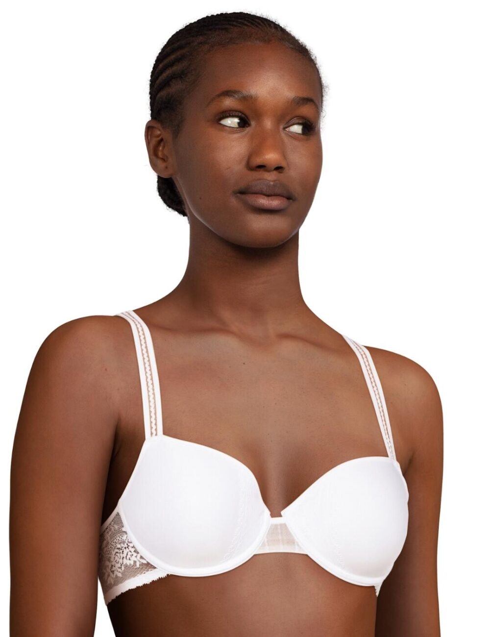 Passionata by Chantelle Maddie Memory Foam Half Cup T Shirt Bra - White - 32E