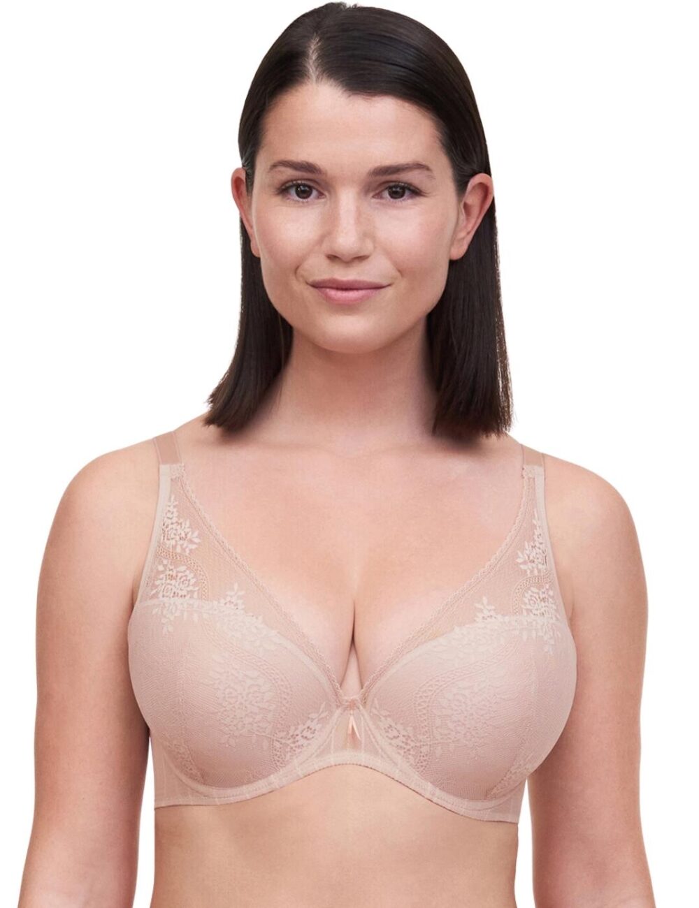 Passionata by Chantelle Maddie Plunge T Shirt Bra - Dusky Pink - 34B