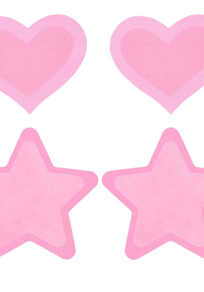 Peekaboo Pasties Hot Pink Glow in the Dark
