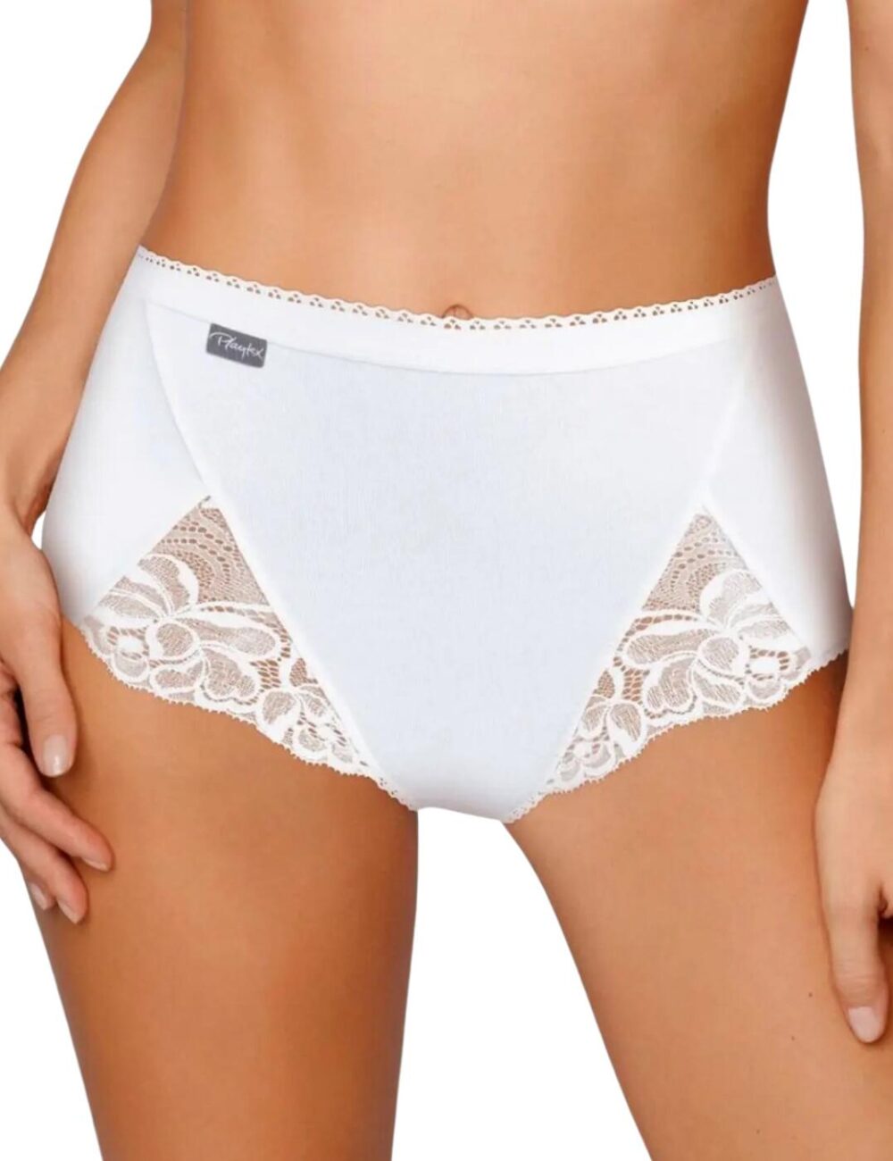 Playtex Cotton Feminine Maxi Brief 2 Pack - White - 4XL - 22