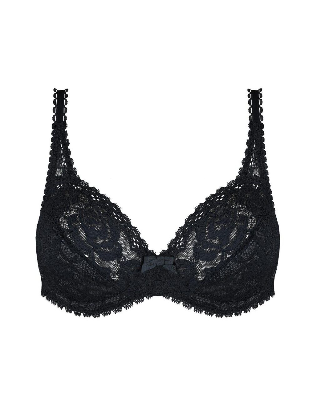 Playtex Flower Elegance Recycled Underwired Bra - Black - 36B