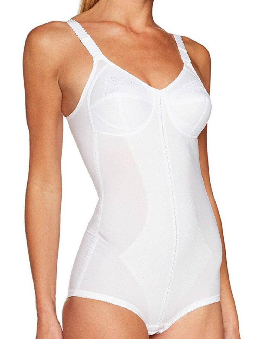 Playtex I Can't Believe It's A Girdle All In One Bodysuit - White - 36D