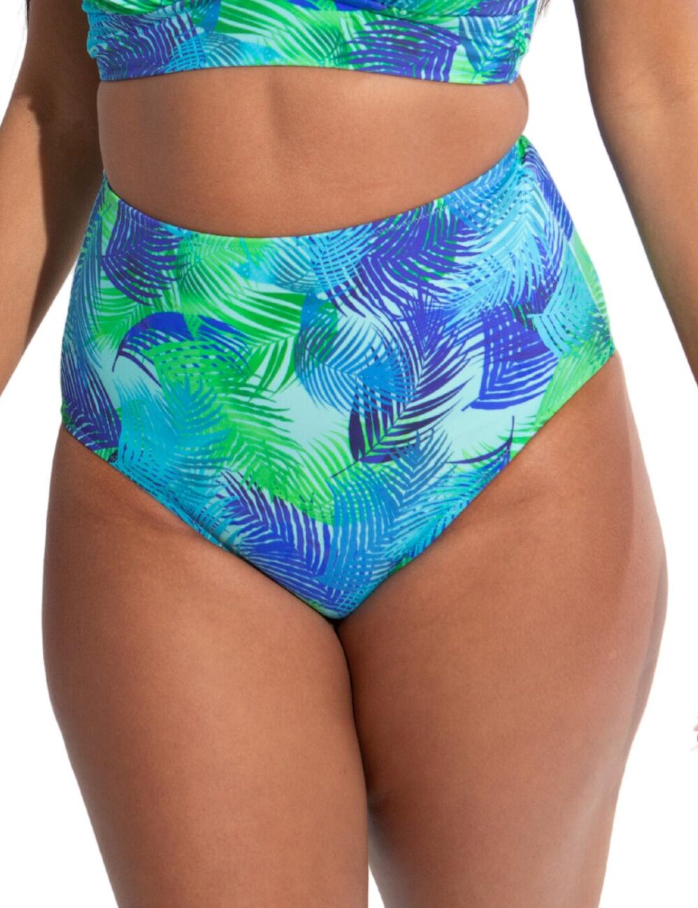 Pour Moi Aruba Control Bikini Brief - Aqua Palm - S - 10