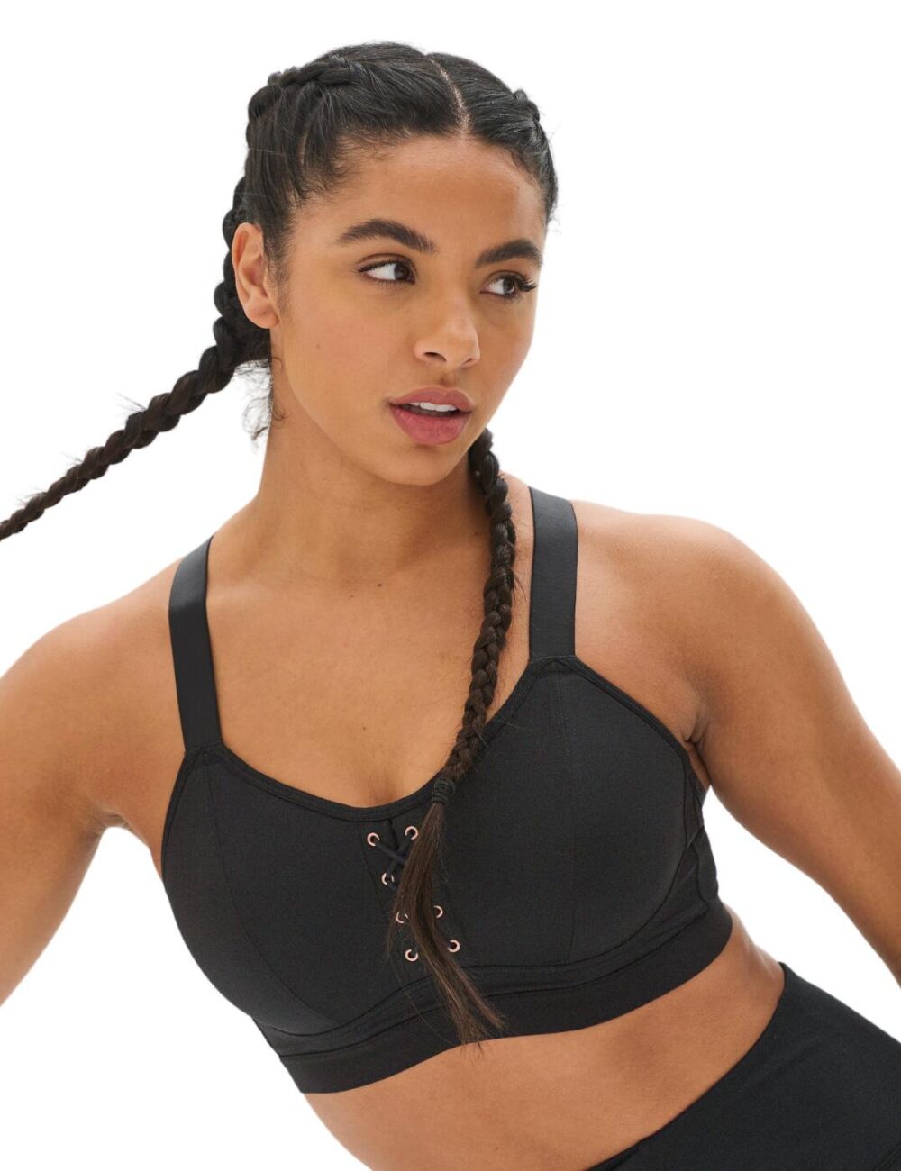Pour Moi Energy Aspire Padded Sports Bra - Black