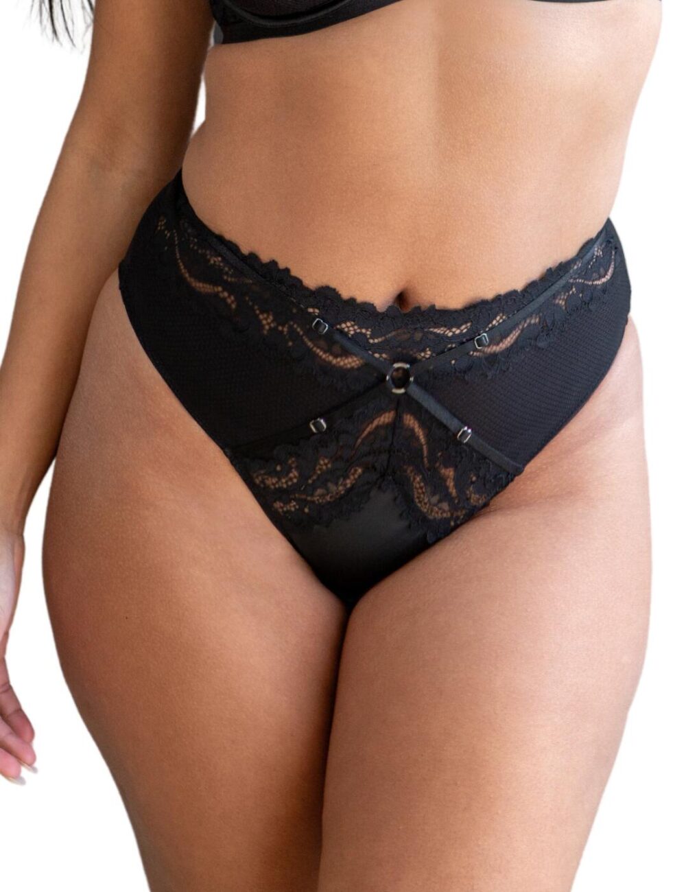 Pour Moi Lavish Brief - Black - S - 10