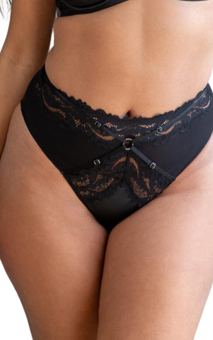 Pour Moi Lavish Brief - Black - S - 10