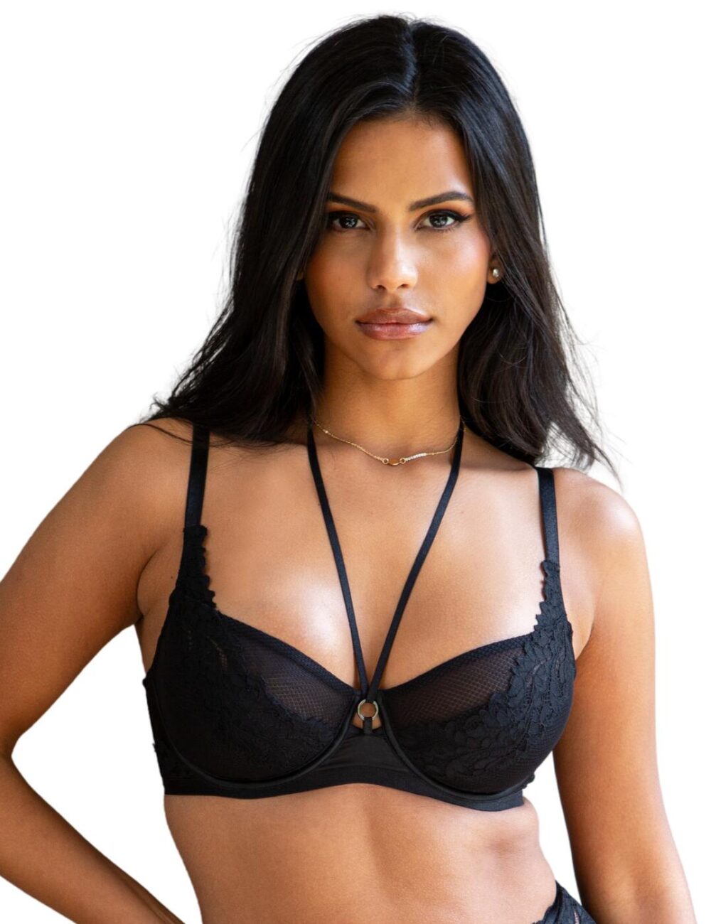 Pour Moi Lavish Underwired Bra - Black - 32FF