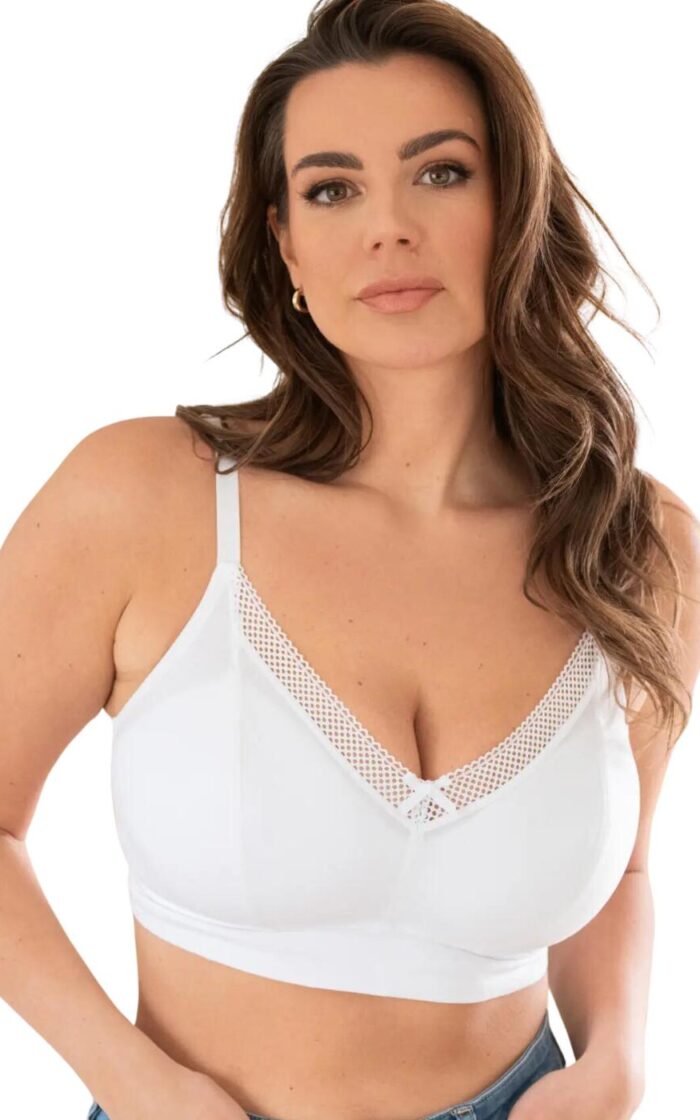 Pour Moi Love To Lounge Non Wired Bra - White - 32C