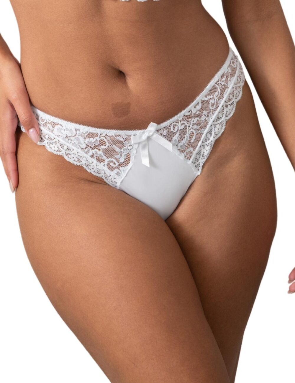 Pour Moi Rebel Brazilian Brief - White - M - 12