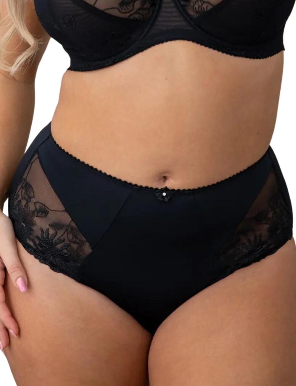 Pour Moi St Tropez High Waist Deep Brief - Black - S - 10