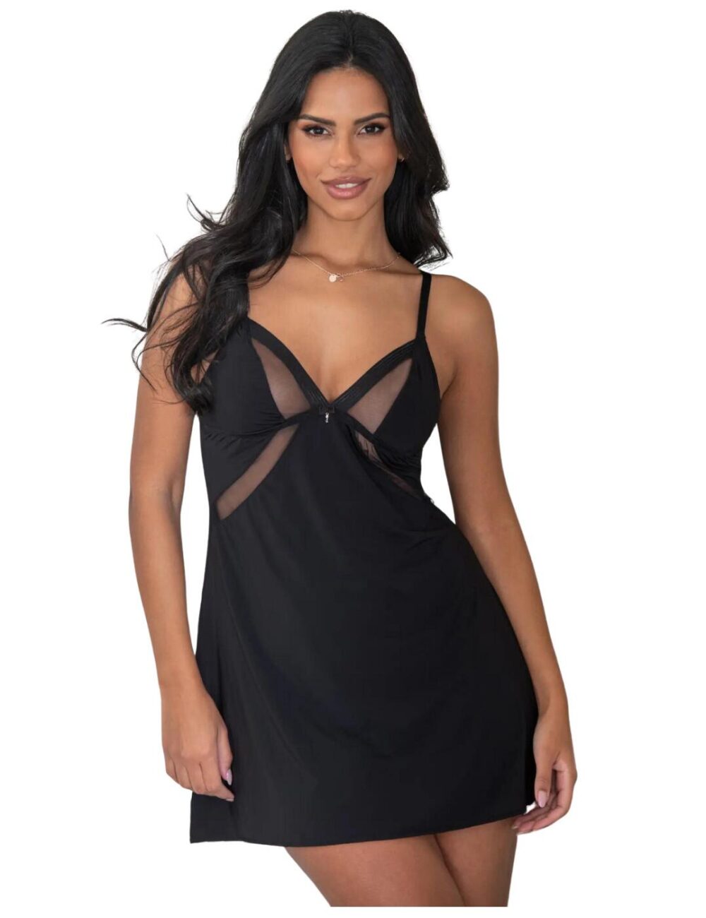 Pour Moi Viva Luxe Chemise - Black - XS - 8