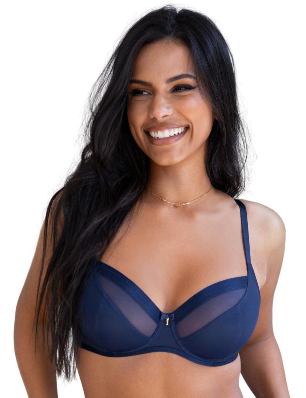 Pour Moi Viva Luxe Underwired Bra - Navy - 40E